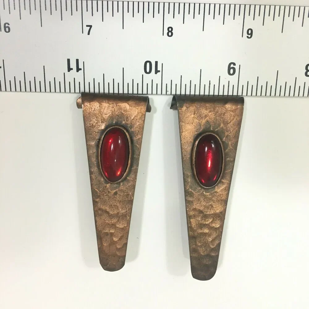 Vintage Hammered Earrings